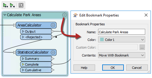 Changing bookmark color